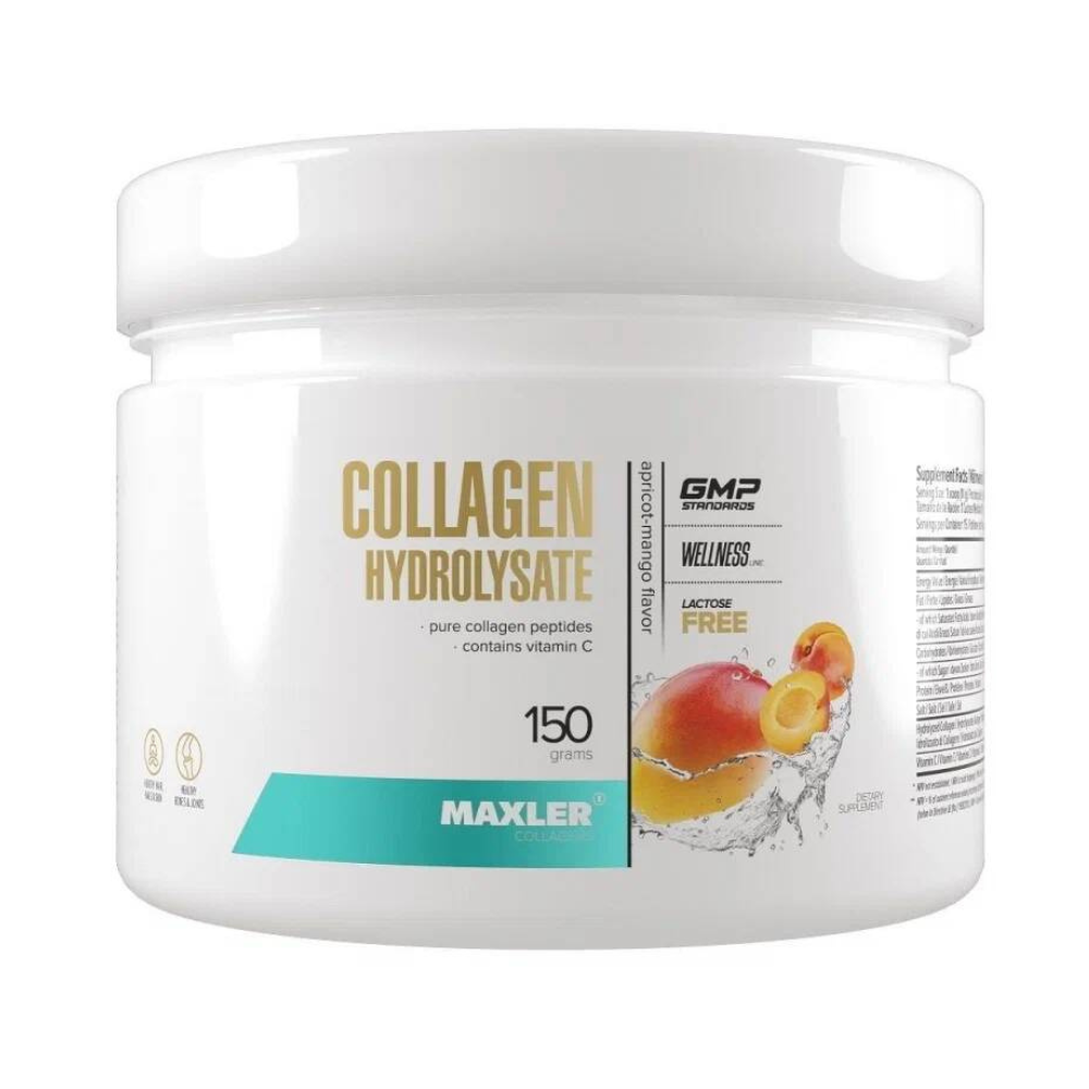 Коллаген + Витамин С Maxler Collagen Hydrolysate 150 гр. Абрикос-<b>Манго</b>. 