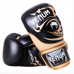 Оригинальные Боксерские перчатки Venum 10 унций натур кожа